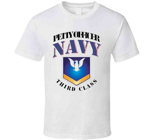 Navy - Rank - E4 - Po3 - Gold W White X 300 T Shirt