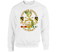 Load image into Gallery viewer, Army - Vietnam Combat Cavalry Vet W 2nd Bn 7th Cav Dui - 1st Cav Div X 300 Classic T Shirt, Crewneck Sweatshirt, Hoodie, Long Sleeve
