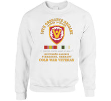 Load image into Gallery viewer, Army - 59th Ordnance Brigade - Ssi - HusterhÃ¶h-kaserne, Pirmasens  W Cold  Vet - Cold Svc X 300 Classic T Shirt, Crewneck Sweatshirt, Hoodie, Long Sleeve
