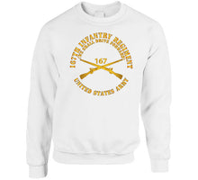 Load image into Gallery viewer, Army -167th Infantry Regiment - We Shall Drive Forward - Infantry Branch X 300 T Shirt
