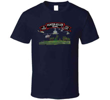 Load image into Gallery viewer, D Troop 4th Cav - Hunter-killer Team W Aircraft T Shirt
