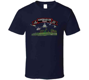 D Troop 4th Cav - Hunter-killer Team W Aircraft T Shirt