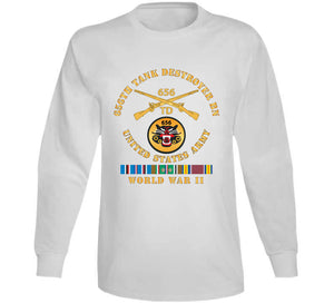 656th Tank Destroyer Battalion W Br Wwii Eur Svc X 300 T Shirt