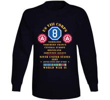 Load image into Gallery viewer, Army - Us Viii Corps - 9th Army - Central Europe - Rhineland Eur Svc X 300 T Shirt
