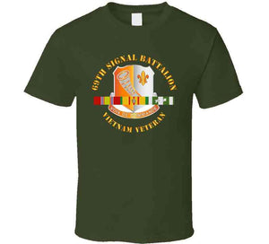 69th Signal Battalion - Vietnam Veteran W Vn Svc Cen T Shirt