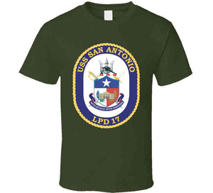 Navy - Uss San Antonio (lpd-17) Wo Txt X 300 T Shirt