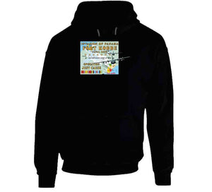 Invasion Of Panama - Just Cause - Fort Kobbe - Cz W Svc Ribbons W Map W C-130s X 300 Classic T Shirt, Crewneck Sweatshirt, Hoodie, Long Sleeve