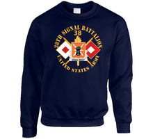 Load image into Gallery viewer, Army - 38th Signal Battalion - Dui - Us Army W Bn Number - Sig Br X 300 T Shirt
