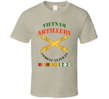 Load image into Gallery viewer, Army - Artillery - Vietnam - Combat Vet T Shirt
