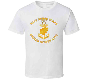 Navy - Navy Nurse Corps Pin W Txt T Shirt