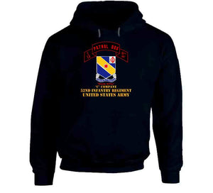 Army - C Co 52nd Infantry - Patrol Dog (highlight) - Ready Rifles Classic T Shirt, Crewneck Sweatshirt, Hoodie, Long Sleeve