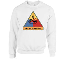 Load image into Gallery viewer, Army - 73rd Tank Battalion -thunderbolts W Ssi Name Tape X 300 Classic T Shirt, Crewneck Sweatshirt, Hoodie, Long Sleeve
