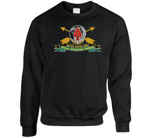 Army - Us Army Special Operations Command - Dui - New W Br - Ribbon X 300 Classic T Shirt, Crewneck Sweatshirt, Hoodie, Long Sleeve