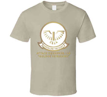 Load image into Gallery viewer, Attack Squadron 128 - Golden Intruders - White W Text X 300 T Shirt
