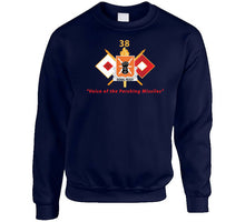 Load image into Gallery viewer, Army - 38th Signal Battalion - Dui - W Bn Number - Sig Br  - Voice Of The Pershing Missiles - No Txt X 300 T Shirt

