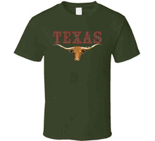 Load image into Gallery viewer, Texas - Rattler Skin -texas Longhorn - Outline Red X 300 Classic T Shirt, Crewneck Sweatshirt, Hoodie, Long Sleeve
