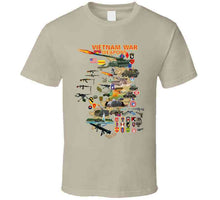Load image into Gallery viewer, Map - Vietnam Units - with Wpns - Equipment Classic T Shirt, Crewneck Sweatshirt, Hoodie, Long Sleeve
