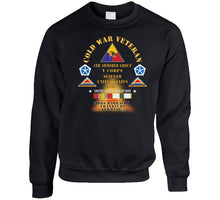 Load image into Gallery viewer, Cold War Vet -  4th Armored Group - Frankfurt Germany W Fire - V Corps, 7th Us Army Ssi W Dui - Cold X 300 T Shirt
