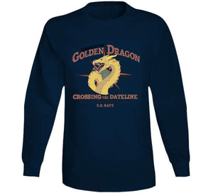 Navy - Domain Of The Golden Dragon Wo Txt X 300 Classic T Shirt, Crewneck Sweatshirt, Hoodie, Long Sleeve