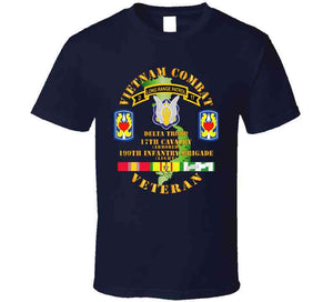 Vietnam Combat Veteran W D Troop - 17th Cav - 199th Inf Bde W Svc Classic T Shirt, Crewneck Sweatshirt, Hoodie, Long Sleeve