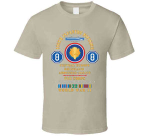 Army - 106th Infantry Regiment, Viii Corps - Central Europe - Rhineland Eur Wwii W Eur Svc X 300 T Shirt