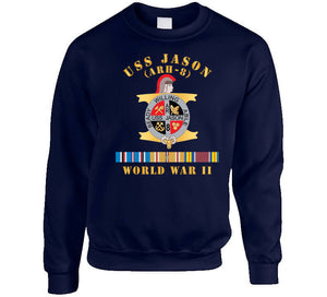 Navy - Uss Jason (arh-8) - Wwii W  Pac Svc X 300 Classic T Shirt, Crewneck Sweatshirt, Hoodie, Long Sleeve