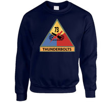 Load image into Gallery viewer, Army - 73rd Tank Battalion -thunderbolts W Ssi Name Tape X 300 Classic T Shirt, Crewneck Sweatshirt, Hoodie, Long Sleeve
