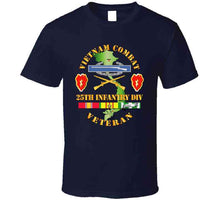 Load image into Gallery viewer, Army - Vietnam Combat Infantry Veteran W 25th Inf Div Ssi V1 Long Sleeve T Shirt
