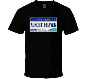 Govt - License - Wv - Almost Heaven Classic T Shirt, Crewneck Sweatshirt, Hoodie, Long Sleeve