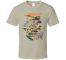 Load image into Gallery viewer, Map - Vietnam Units -with Wpns - Equipment Classic T Shirt, Crewneck Sweatshirt, Hoodie, Long Sleeve
