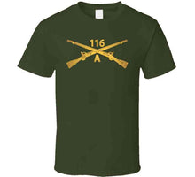 Load image into Gallery viewer, Army - 116th Infantry Regiment Branch - Alpha Company Wo Txt Classic T Shirt, Crewneck Sweatshirt, Hoodie, Long Sleeve
