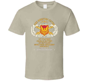 39th Field Artillery Regiment, 1st Platoon, Fdc, Charlie Battery, 1st Battalion Airborne - V1 X 300 T Shirt