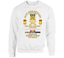 Load image into Gallery viewer, Army - 1st Battalion, 201st Artillery, 18th Fa Bde - Operation Desert Storm Veteran X 300 T Shirt
