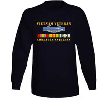 Load image into Gallery viewer, Army - Vietnam Veteran - Cbt Infantryman W Cib Vn Svc Classic T Shirt, Crewneck Sweatshirt, Hoodie, Long Sleeve
