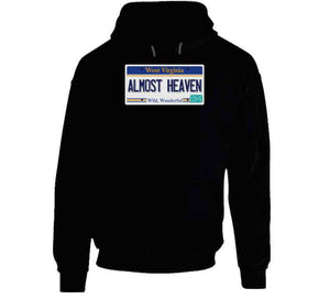 Govt - License - Wv - Almost Heaven Classic T Shirt, Crewneck Sweatshirt, Hoodie, Long Sleeve