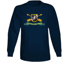 Load image into Gallery viewer, Army - 46th Special Forces Company - Flash W Br - Ribbon X 300 Classic T Shirt, Crewneck Sweatshirt, Hoodie, Long Sleeve
