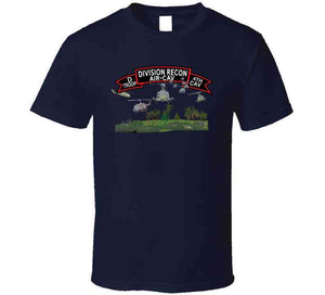 D Troop 4th Cav - Division Recon W Aircraft T Shirt