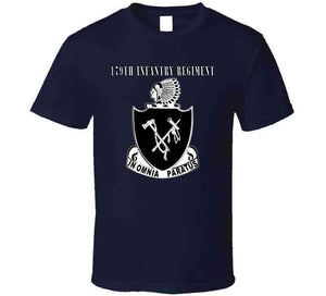 Dui - 179th Infantry Regiment With Text - Bw X 300 T Shirt