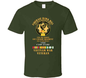 Army - Dui - 2nd Squadron, 1st Cavalry,firebase Hawk Hill - Camp Enari -1968 - W Vn Svc X 300 T Shirt