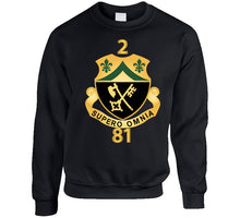 Load image into Gallery viewer, 2nd Battalion, 81st Armor - Dui W Regiment Number X 300 T Shirt
