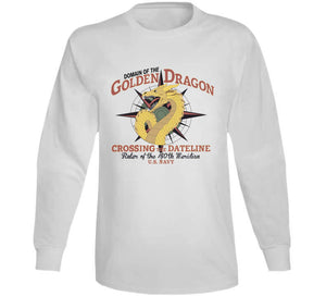 Navy - Domain Of The Golden Dragon Wo Txt X 300 Classic T Shirt, Crewneck Sweatshirt, Hoodie, Long Sleeve