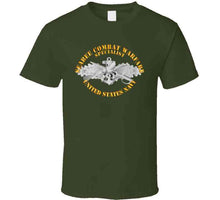 Load image into Gallery viewer, Seabee Combat Warfare Spec Badge - Em W Txt T Shirt
