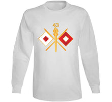 Load image into Gallery viewer, Army - 43rd Signal Battalion W Unit Number - Branch Wo Txt T Shirt
