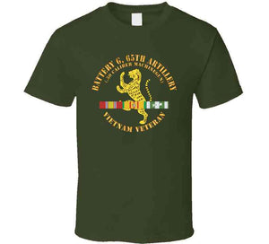 Battery G, 65th Artillery (.50 Caliber Machinegun) X 300 T Shirt