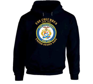 Navy - Uss Columbus Ssn 762 W Txt X 300 T Shirt