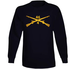 Army - 4th Bn 46th Infantry Regt - Infantry Br Classic T Shirt, Crewneck Sweatshirt, Hoodie, Long Sleeve