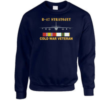 Load image into Gallery viewer, Airplane - B-47 Stratojet Bomber - Front - Cold War Veteran W Cold Svc X 300 T Shirt
