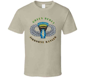 Emblem - Sof - Airborne Ranger - Green Beret X 300 T Shirt