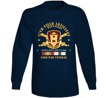 Load image into Gallery viewer, Army - 37th Field Artillery Battalion - Dui - Artillery Branch - Cold War Veteran Cold Svc X 300 T Shirt
