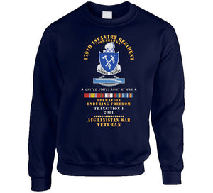 179th Infantry Regiment - Tomahawks - Afghanistan - Transition I - 2011 W Cib -  Oif - Afghan Svc X 300 T Shirt